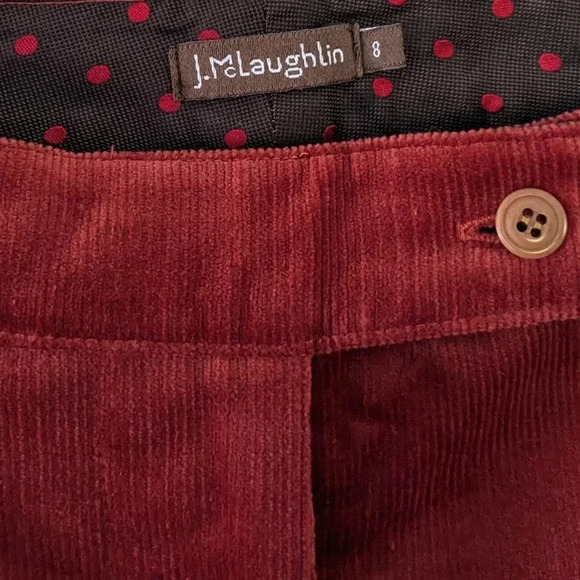 NEW J. McLaughlin corduroy straight leg pant - Picture 4 of 8